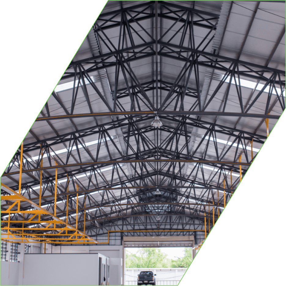 imagem de um galpão