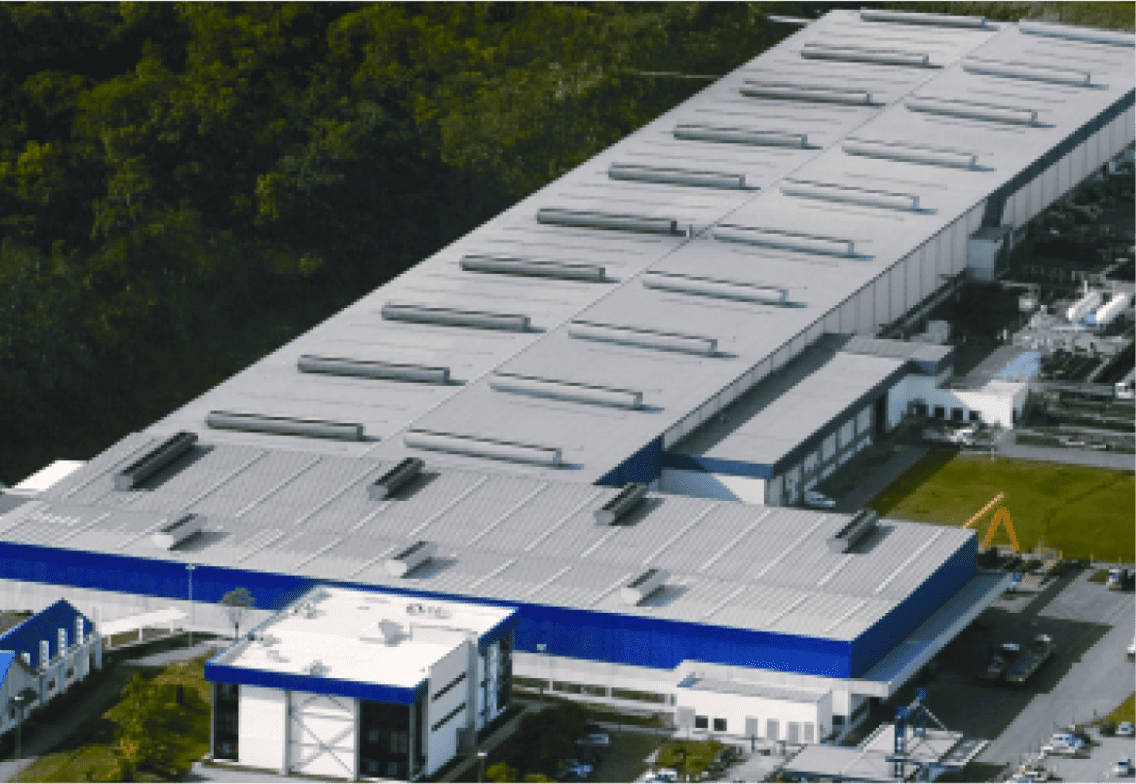 foto de cima galpão